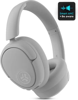 JLab Jbuds Lux ANC Draadloze Koptelefoon Bluetooth - Active Noise Cancelling Over Ear Hoofdtelefoon - 70 uur Batterijduur - Be Aware Audio - Multipoint - Aanpasbare Equalizer - Inklapbaar - Wit — thumbnail 1