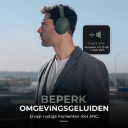 JLab Jbuds Lux ANC Draadloze Koptelefoon Bluetooth - Active Noise Cancelling Over Ear Hoofdtelefoon - 70 uur Batterijduur - Be Aware Audio - Multipoint - Aanpasbare Equalizer - Inklapbaar - Groen — thumbnail 5