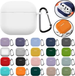 Telestore - hoesje geschikt voor AirPods 4 / Airpods 5 soft case cover - roze - TPU hoesje Beschermhoes - AirPods 4 / 5 Cover - AirPods 4 / 5 hoesje - Geschikt voor Apple Airpods 4 en Airpods 5 - gel hoesje met sleutelhanger — thumbnail 3
