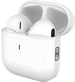 Bluetooth Oordopjes - Draadloze oortjes - Oortjes draadloos - In-Ear Oordoppen - Geschikt voor iPhone 12/13/14/15/16 Plus, Pro, Pro Max, iPad Pro, Air, 2022 en Samsung Galaxy A55, S24, Samsung Tablet S9 Plus, A9 etc. - Bluetooth 5.3 - Wit — thumbnail 1