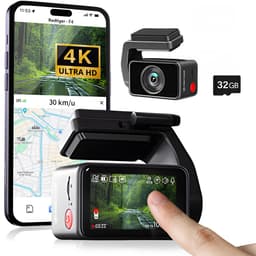RedTiger F4 Dashcam voor auto - Ultra 4K - Voor camera - WiFi en GPS - 2 Inch met App - Dashcams - Sony Sensor - Nachtzicht - Parkeerbewaking - G Sensor - Loop opname - — thumbnail 1