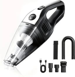 Bovista Kruimeldief - Handstofzuiger - Snoerloos - Draadloos - Auto Stofzuiger - Caravan - Best Verkocht - Car Vacuum Cleaner - Zilver — thumbnail 2