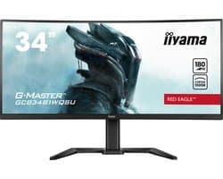 Iiyama G-Master GCB3481WQSU-B1 - 34 inch - WQHD - VA - 180 Hz - Verstelbaar - Curved