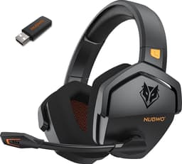 NUBWO G06 - 2.4GHz Draadloze Gaming Headset - Bluetooth koptelefoon - Met microfoon - Geschikt voor PC/PS4/PS5 - Zwart — thumbnail 1