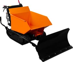 T-Mech Mini Dumper Rupsbanden - Kruiwagen 500kg Laadvermogen - 270cc 9HP Hydraulisch Kiepen - 4 Versnellingen 3 Vooruit 1 Achteruit - Stalen Bak - Gratis Oprijplaten & Sneeuwschep - Uitbreiding Bak — thumbnail 5