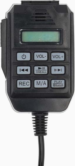 Nedis Megafoon – 120 dB – 1500 m Bereik – USB – Sirene – Opname – Wit/Zwart — thumbnail 3