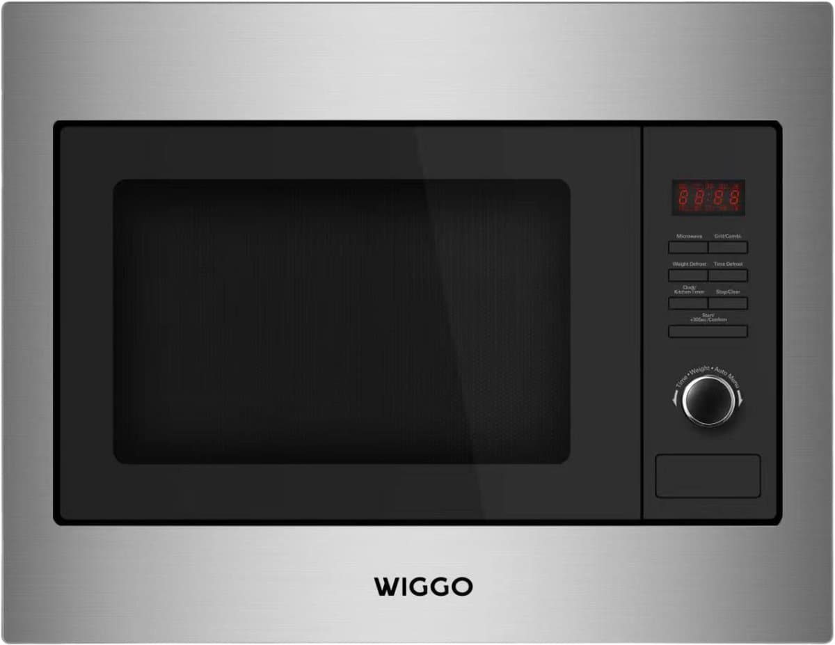 Wiggo WBM-G6025(BX) Inbouw Combi-Oven met Magnetron – 25 Liter – Heteluchtoven – Grill – 900W – 220°C – Zwart — afbeelding 1