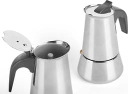 Kinvara Percolator Italiaans koffiezetapparaat - staal - zilver - 4kopjes - Koffiezetter — thumbnail 3