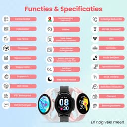 VUBIO 4G Kinder Smartwatch L1 - GPS - Incl. SIM - Videobellen - Wit — thumbnail 5