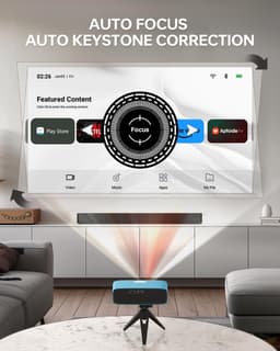 Equivera Mini Beamer - Draagbare Beamer - Beamer - Mini Beamer Projector - Projector - Mini Projector — thumbnail 2