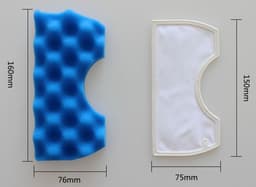 1 x filter vervanging voor Samsung stofzuiger SC47J0- SC4320 - SC4325 - SC4325 - SC4330 - SC4335 - SC435T - SC4357 - SC4530 - SC4550 - SC4550 - SC4555 - SC4750 - SC4790 - SC47E1 - SC47F0... en andere. - MODEL: DJ63-00672D + DJ97-01040C — thumbnail 3