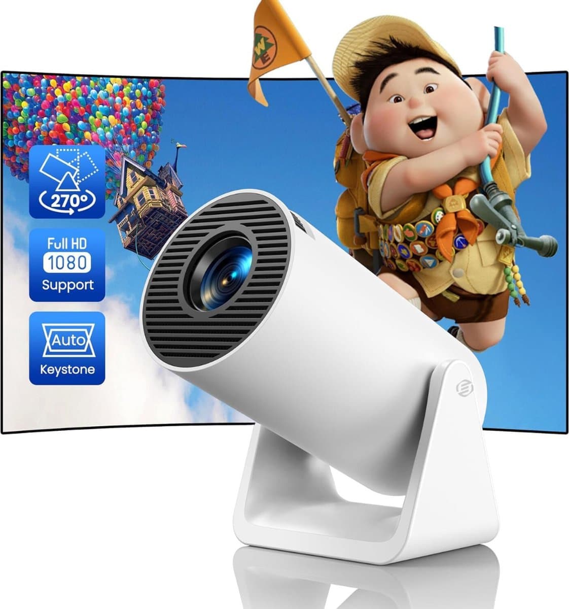 Equivera Mini Beamer - Draagbare Beamer - Beamer - Mini Beamer Projector - Projector - Mini Projector — afbeelding 1