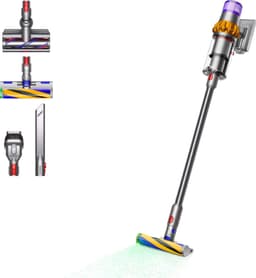 Dyson V15 Detect Absolute - draadloze stofzuiger - 230 AW laser HEPA nikkel/geel — thumbnail 1