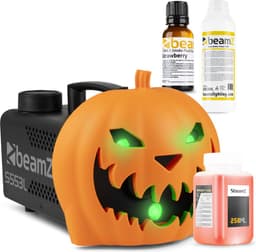 BeamZ Rookmachine Halloween - Pompoen rookmachine starterset - Met LED lichteffecten — thumbnail 1