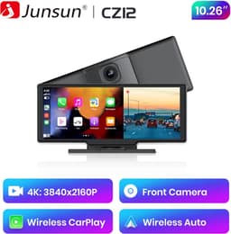 Junsun - CZ12 - Dashcam voor Auto - WiFi - Dashcams - FullHD video - Wifi - Super compact - Parkeermodus - 16:9 - 10.26 inch Scherm - Automatische DVR - Zwart — thumbnail 5