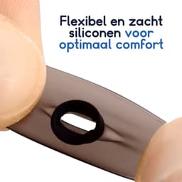 Ibley ComfortFit Siliconen oortips voor JBL Live Pro 2 zilver - Siliconen Earplug - S/M/L formaat - 3 paar - 3 maten - JBL Live Free 2 oortips — thumbnail 4