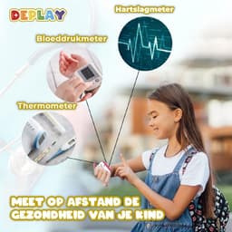 DEPLAY 4G KidsWatch Hero - GPS Horloge Kind - Smartwatch Kinderen - Kinderhorloge - Smartwatch Kind - Kinder Smartwatch - Roze — thumbnail 3