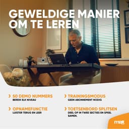 Keyboard piano met 61 toetsen - MAX Rhapsody61 keyboard voor beginners - Met gratis muzieklessen — thumbnail 3