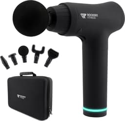 Rockerz Massage Gun - Massage gun professioneel - Massage pistool - 6 opzetstukken - 30 snelheden - Inclusief koffer - Krachtig - Draadloos — thumbnail 1