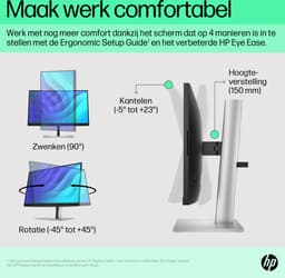 HP E22 G5 FHD Monitor - Full HD Monitor - 22 inch — thumbnail 3