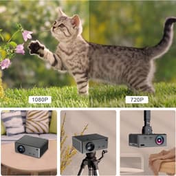 Equivera Mini Beamer - Draagbare Beamer - Beamer - Mini Beamer Projector - Projector - Mini Projector — thumbnail 3
