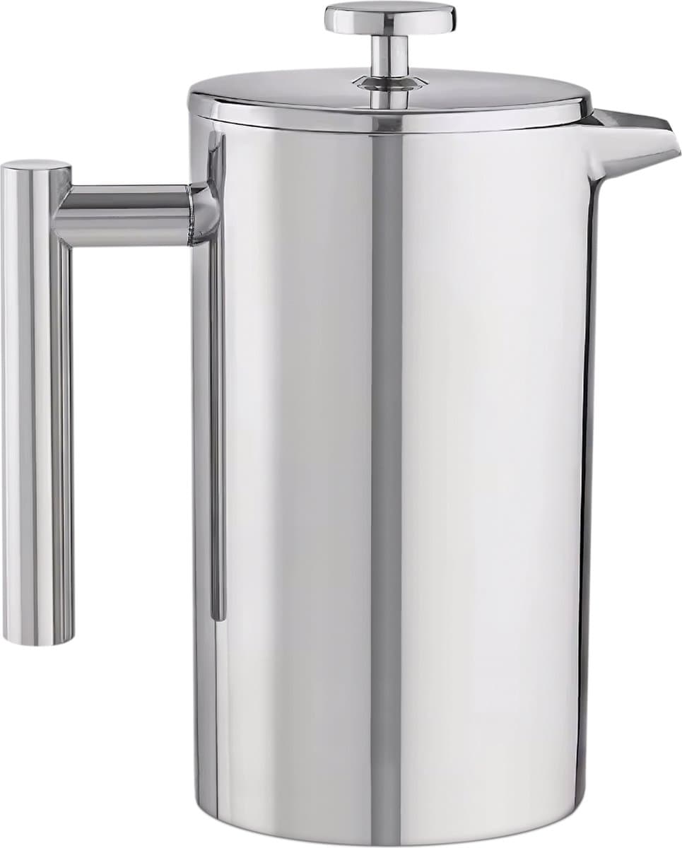 Maevory French Press Koffiemaker - Cafetière - Dubbelwandig - RVS - 350ml — afbeelding 1