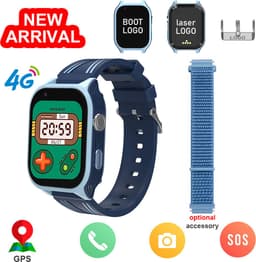Viatel 2023 Kinderen Smart Watch 4G Waterdichte Camera 'S Sos Call Bluetooth Muziek Whatsapp Android Gps Smartwatch Met Sim Montre Enfant — thumbnail 1