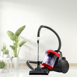 Dailysuppliess Stofzuiger Zonder Zak - Steelstofzuiger - Steelstofzuigers - Stofzuigers - Vacuum Cleaner - Zwart met Rood — thumbnail 4