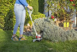 Elektrische gazontrimmer 650W met TwinCut-systeem en draadhaspel — thumbnail 3