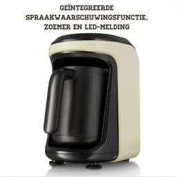 Turkse Koffiezetapparaat - 535W Automatische Temperatuur Instelling - Turks Koffiezetapparaat Anti-Overloopsysteem - 300 ml Capaciteit — thumbnail 2