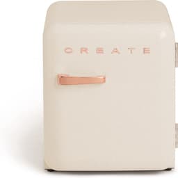 CREATE - Koelkast in retrostijl - Gebroken wit - Handvat Roségoud - FRIDGE RETRO 48L — thumbnail 1