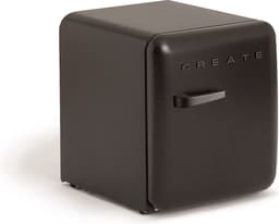 CREATE - Koelkast in retrostijl - Zwart - Handvat Zwart - FRIDGE RETRO 48L — thumbnail 4
