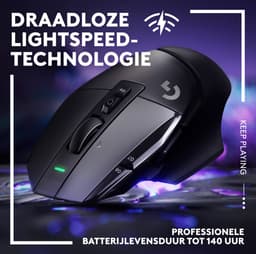 Logitech G502 X Lightspeed Draadloze Gaming Muis Zwart — thumbnail 2