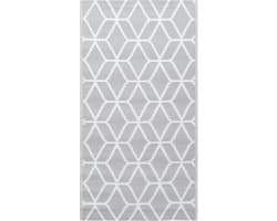 vidaXL - Buitenkleed - ARAKIL - 120x180 - cm - PP - grijs