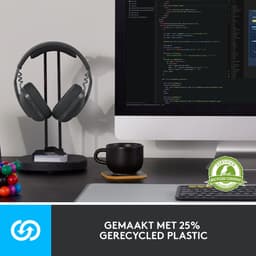 Logitech Zone Vibe 100 - Draadloze Headset - Bluetooth - Rose — thumbnail 4