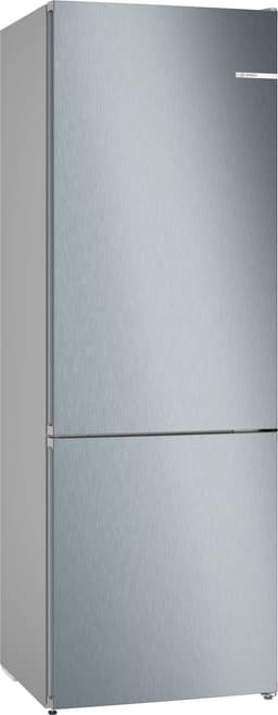 Bosch KGN492LDF - Serie 4 - Koel-vriescombinatie - Extra breed - RVS - Total No Frost nooit meer ontdooien - Zeer stil - VitaFresh XXL 0°C: houd etenswaren langer vers met extra ruime vershoudlades — thumbnail 1