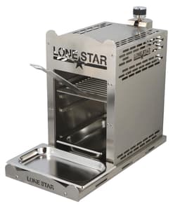 Lonestar - Hoge Temperatuur Grill / Gasbarbecue - Tafelmodel - 800 °C - Roestvrij Edelstaal - 42 x 40 x 22 cm — thumbnail 3