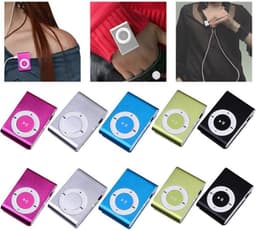 Mini MP3-speler - compatibel met Micro SD-kaart - verschillende kleuren van hoge kwaliteit Roze — thumbnail 2