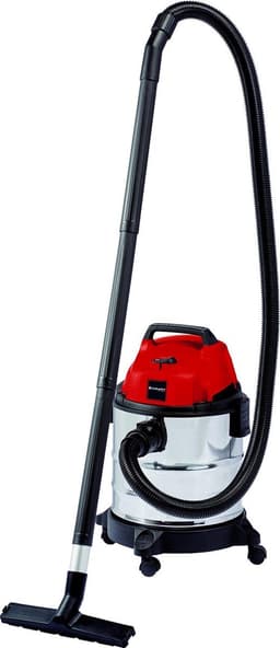 Einhell Elektrische Nat-/Droogzuiger TC-VC 1820 S - 1250 W - 180 mbar - 20 L - blazeraansluiting - Incl. diverse accessoires - kunststofslang 1,5 m - 3-delige kunststof buis - Schuimfilter — thumbnail 2