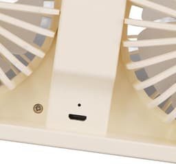 Huisventilator Zonne-energie - Buiten Ventilator - Luchtcirculatie Buiten - Energiezuinig Accu - 20W Paneel - Beige — thumbnail 4