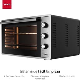 Inbouwoven Compact - Kleine Oven - Koken en Bakken - Hydroclean Reiniging - 42 Liter - Grijs — thumbnail 5