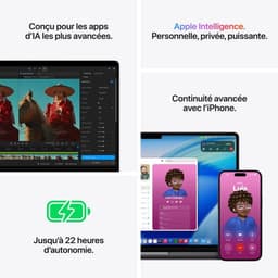 Apple MacBook Pro Apple M M5 Pro Laptop 36,1 cm (14.2") 24 GB 1 TB SSD Wi-Fi 7 (802.11be) macOS Tahoe Zilver — thumbnail 4