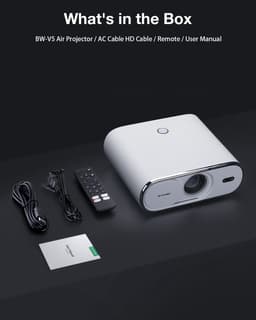 BlitzWolf BW-V5 Air Smart Beamer – Projector met Netflix & Google TV, 480 ANSI lumen, HDR10+, Automatische Keystone-correctie, tot 180 inch beeld, Home Cinema Beamer, EU-stekker — thumbnail 5