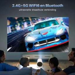 VLSelect® Beamer mini - Projectie scherm - Thuisbioscoop — thumbnail 4
