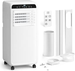 Draagbare Airconditioner - Mobiele Airco - Ruimte Koelen - 3-in-1 Functie - 35m² - Wit — thumbnail 1