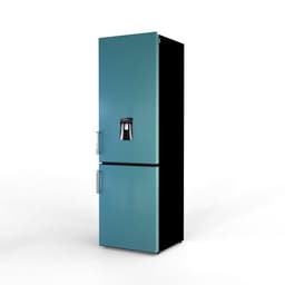 Nunki Large H2O – Koel-vriescombinatie – Waterdispenser – E-klasse – 268 liter – Front Sky Blue Gloss — thumbnail 5