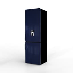 NUNKI LARGEH2O-FMAG / Combi Bottom Koelkast, E klasse, 268l, Waterdispenser, Magnetic Burst, Gloss Metallic (FRONT only) — thumbnail 4