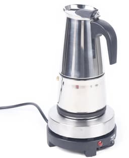 JAQZY Espressomachine - Elektrisch - 500W - Instelbare Temperatuur 0 tot 200°C - 5 Vermogensstanden - 300 ml/ 6 Kopjes - Makkelijk — thumbnail 5