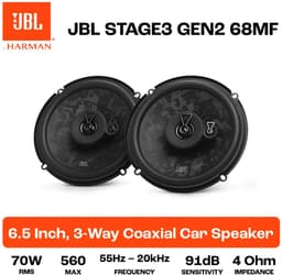 JBL Stage3 68MF Autospeakers – 6,5 inch 3-Weg Coaxiaal – 70W RMS – 560W Piekvermogen – 4 Ohm — thumbnail 5