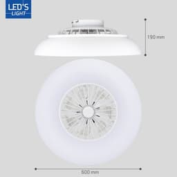 LED's Light RGB Plafondlamp met ventilator - 54W 3950lm 2700K/6500K/RGB — thumbnail 3